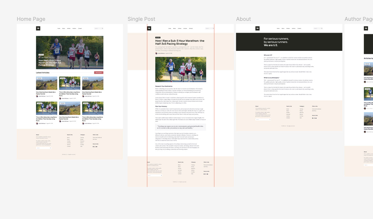 tr3 running Figma design